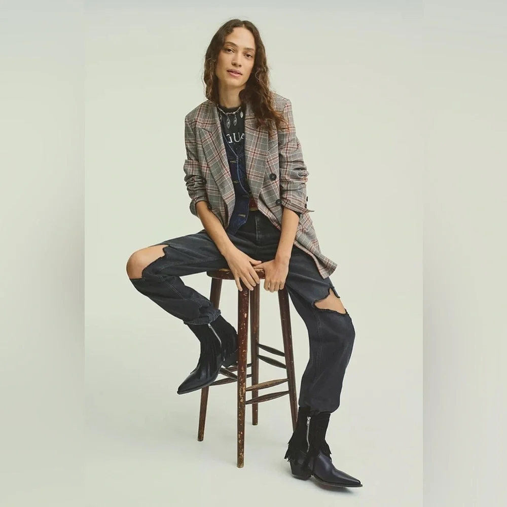 🆕 FREE PEOPLE | LAWLESS FRINGE WESTERN BOOT | BLACK | SIZE: 8 - Picture 11 of 13